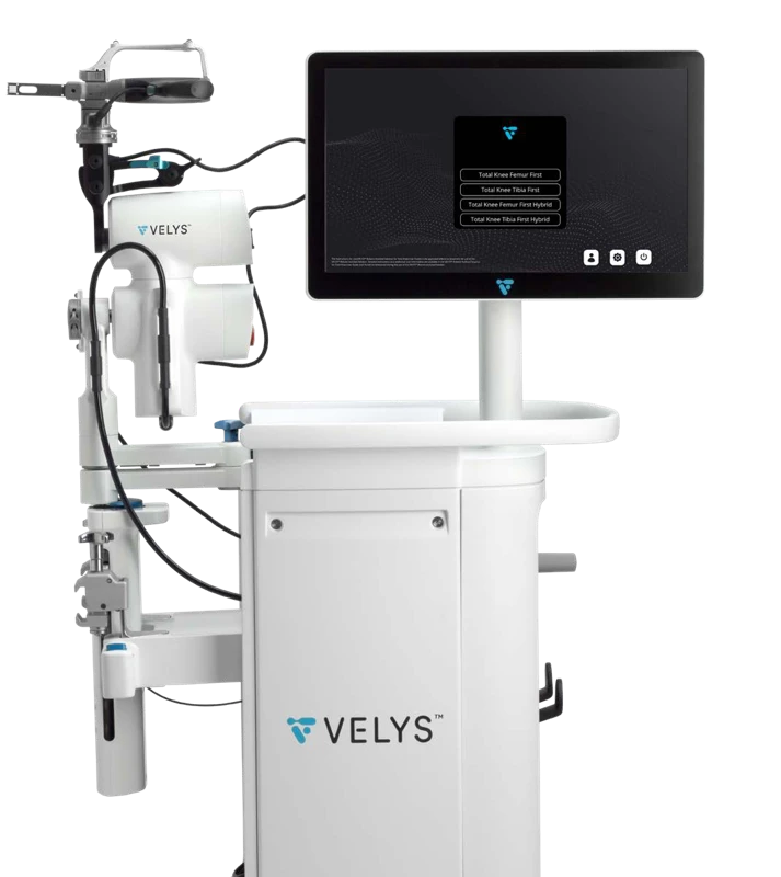VELYS robotic system and touchscreen